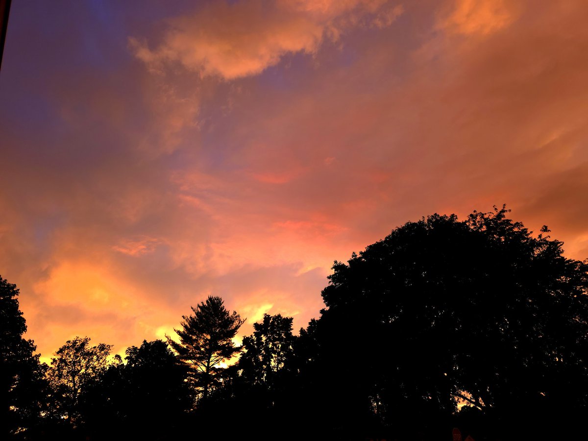 AngelCatalotl's tweet photo. @ryanhallyall @MaxVelocityWX @NWSChicago 
Incredibly beautiful GOLDEN SKIES after tonight's storms!!! https://t.co/PZ20t5NZd9