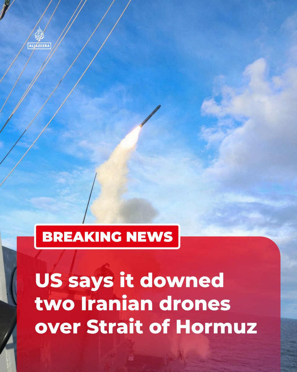 A US defence official says American forces shot down two Iranian drones after Tehran allegedly targeted commercial vessels in the Strait of Hormuz, adding that maritime traffic remains ongoing, US media reports.