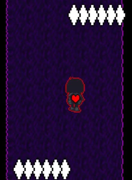 TemmieOrSmth99's tweet photo. "No, Patrick. Kris being alone in a gameplay segment where they're dodging enemy bullets doesn't mean they're fighting the secret boss."

"The encounter reusing content from Undertale doesn't instantly make it a secret boss, either!" https://t.co/3GdYaBOF8G