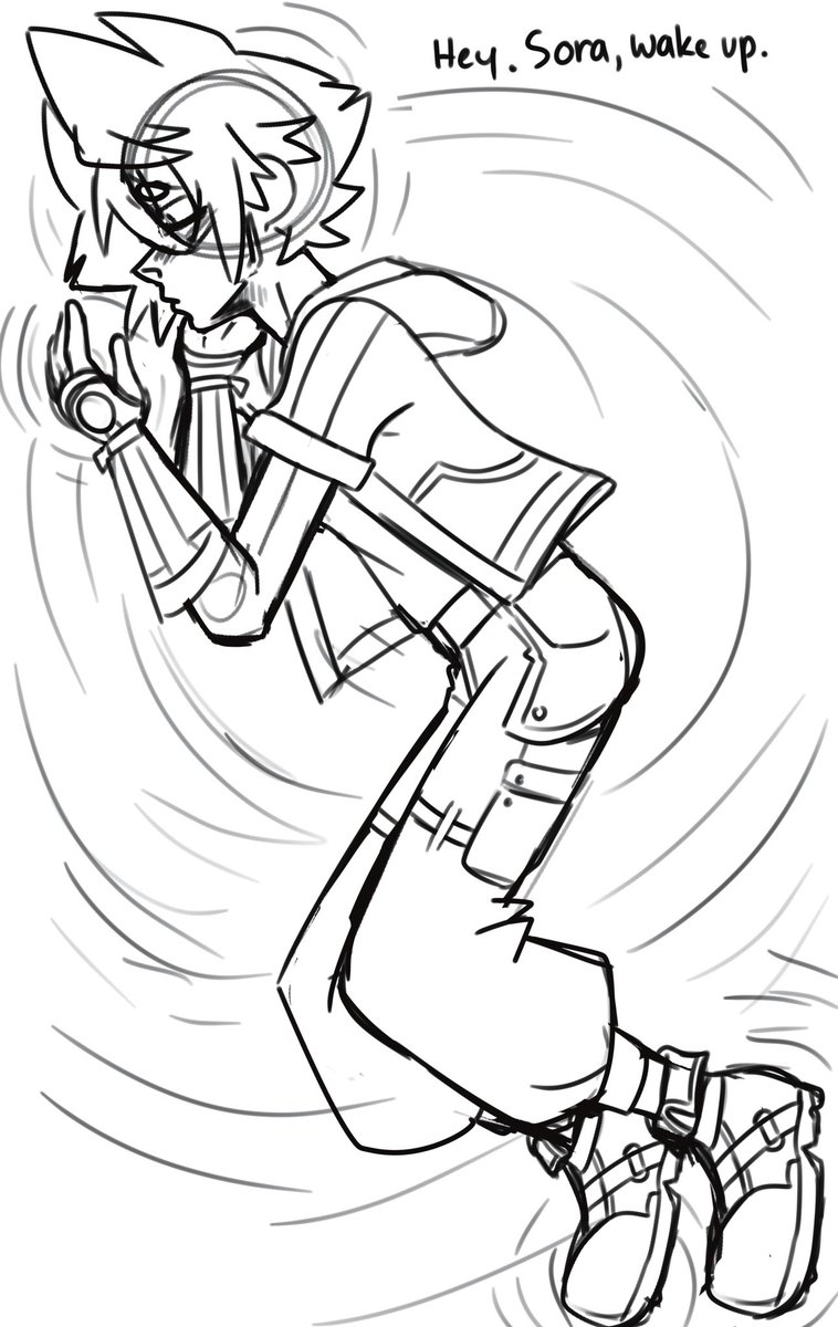 kazukiscrocs's tweet photo. Reposting my Sora centric comic in light of recent news I never finished bc my Sora thoughts are kinda insane 
(1/2)
#kingdomhearts #kh https://t.co/culX1fSkdU