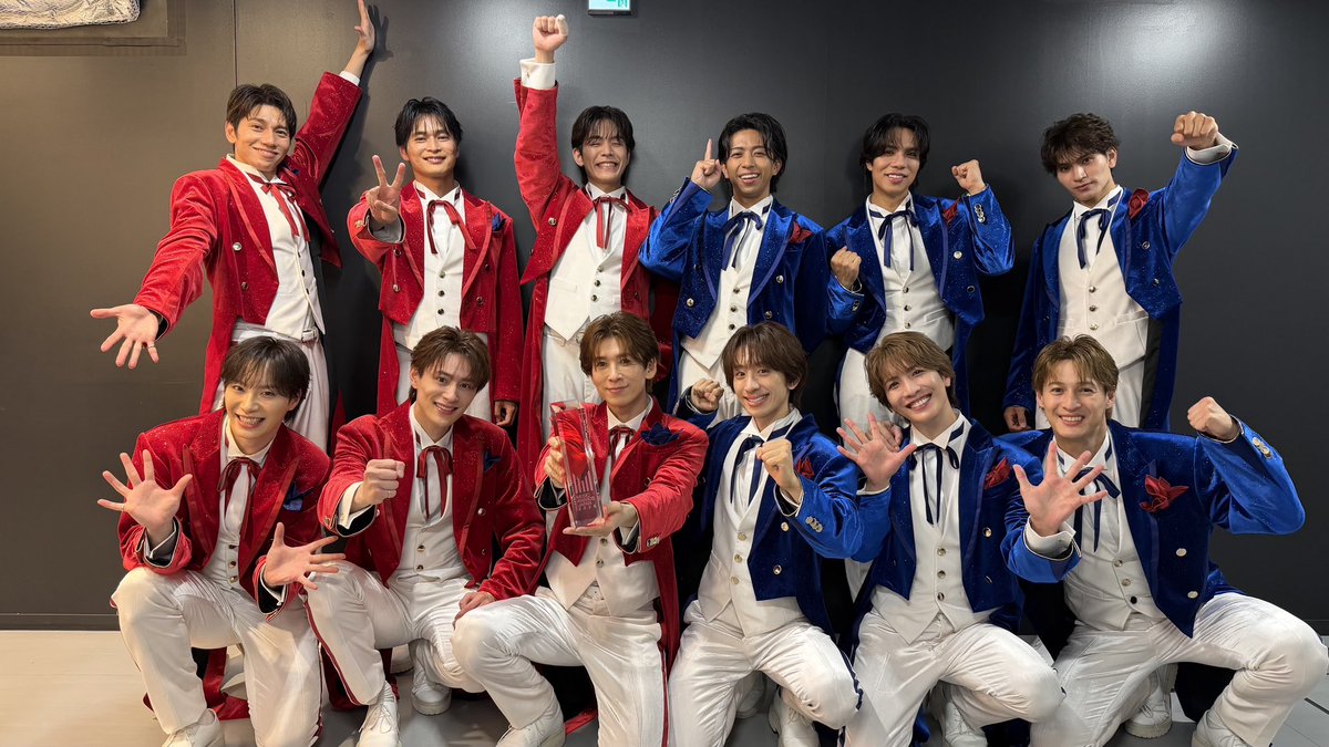 aoju515's tweet photo. 最優秀楽曲賞受賞おめでとうございます💐
✨『僕らの口笛』✨
〘The Ruby〙🏆️
その手に掴めましたね😭
#SHOW_WA &#MATSURI
#僕らの口笛
#THERUBY
#MUSICAWARDJAPAN2026 https://t.co/iiTaePrxUT