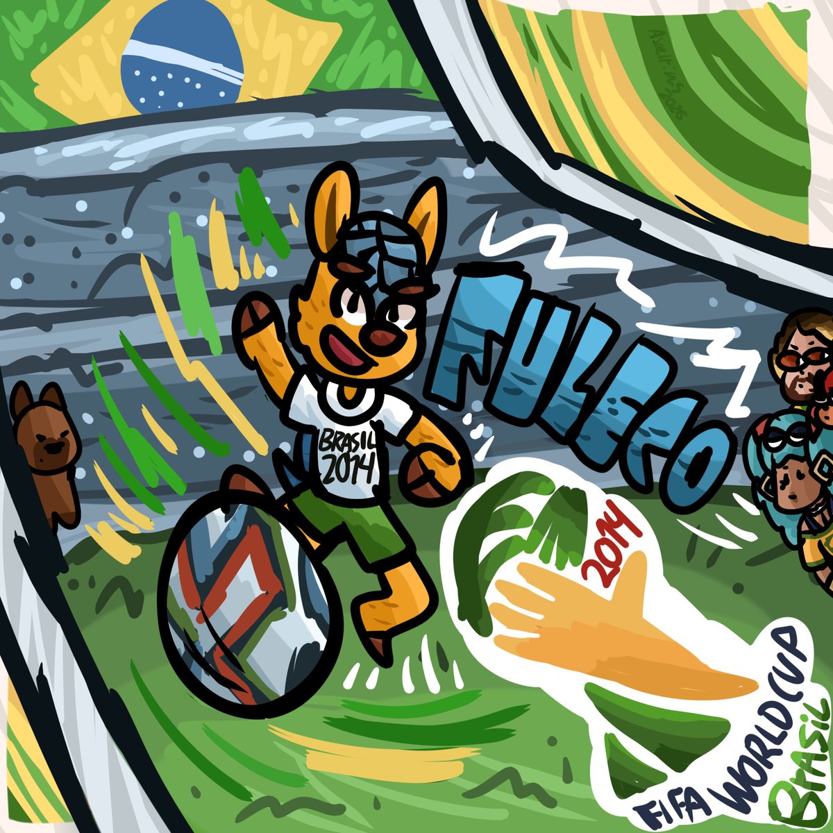 axelfilms22's tweet photo. fuleco (Brasil 2014)
#fifa #Brasil2014 #fuleco #mascot #FIFAMascot #WorldCupMascots #MascotVerse #digitalart #fanart
#brasil #mikubrasil
#bbnomoney #art #cartoon
#worldcupmascot https://t.co/kdMfYktyyU