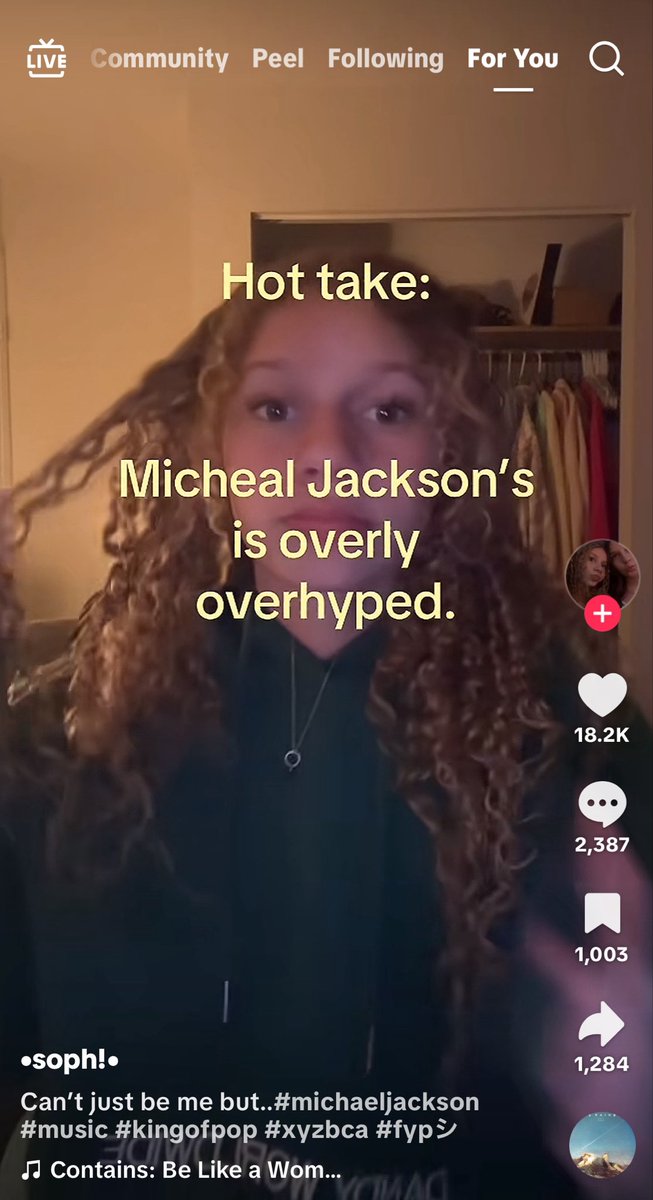 offtheliv's tweet photo. Michael Jackson and overhyped in the same sentence??? And then had the audacity to spell his name incorrectly 😭😭😭 https://t.co/qAjzi2A6Ku