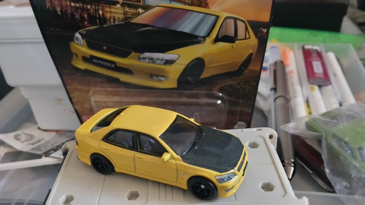 omusoba_mini4's tweet photo. おはよう☺️ブリバリ、#ホットウィール #ALTEZZA https://t.co/ufvL8oJTNo