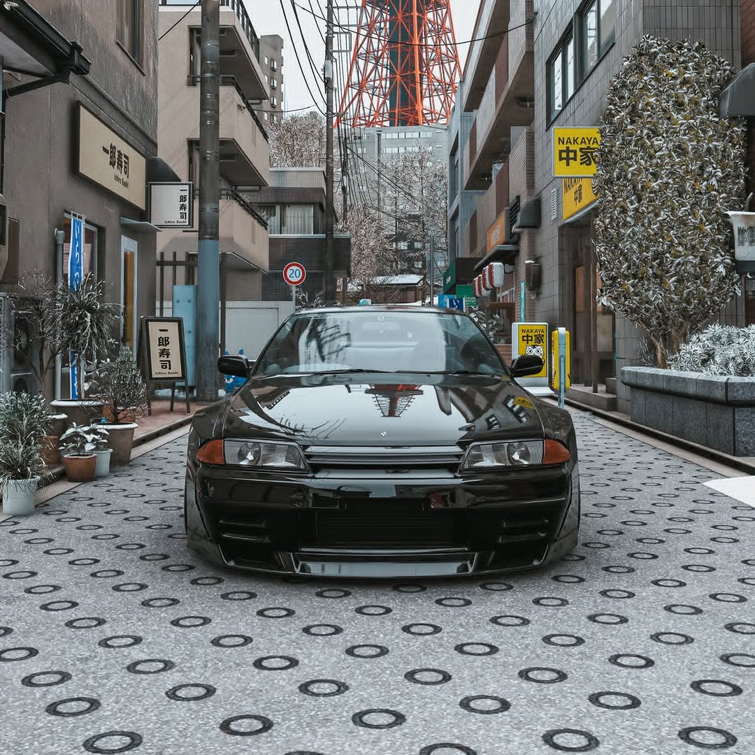 PistolCult's tweet photo. Nissan Skyline GT-R R32 🖤 https://t.co/s0pG5IPWoq