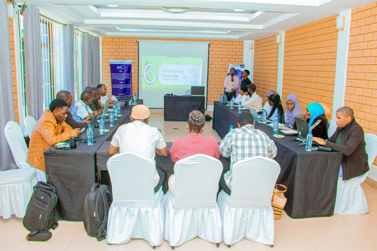 DigitalAgendaTz's tweet photo. 📍 Day Two Highlights : Use of AI to Strengthen Ethical Journalism and Civic Media Training in Tanzania. 

Mercy and Salum then facilitated an engaging session on AI for Marketing, demonstrating how to use Ethical AI to support business growth and digital communication. Participants explored practical marketing strategies, created AI-generated advertisements, and expanded their creativity by discovering new ways to apply AI in their daily work.

#DigitalAgendaTz #NetHope #EthicalAI #GenerativeAI #AIforGood #Journalism #CivicMedia #Tanzania

CC: @NetHope_org