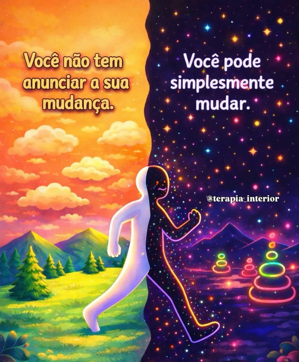 eu_meaceito's tweet photo. Você não precisa anunciar a sua mudança, apenas mude. Construa seus planos em silêncio. O mais importante não é o reconhecimento do mundo e sim o bem-estar da sua consciência. Invista sua energia no seu crescimento pessoal, emocional e espiritual. Qu... https://t.co/EqhjzlsSpg