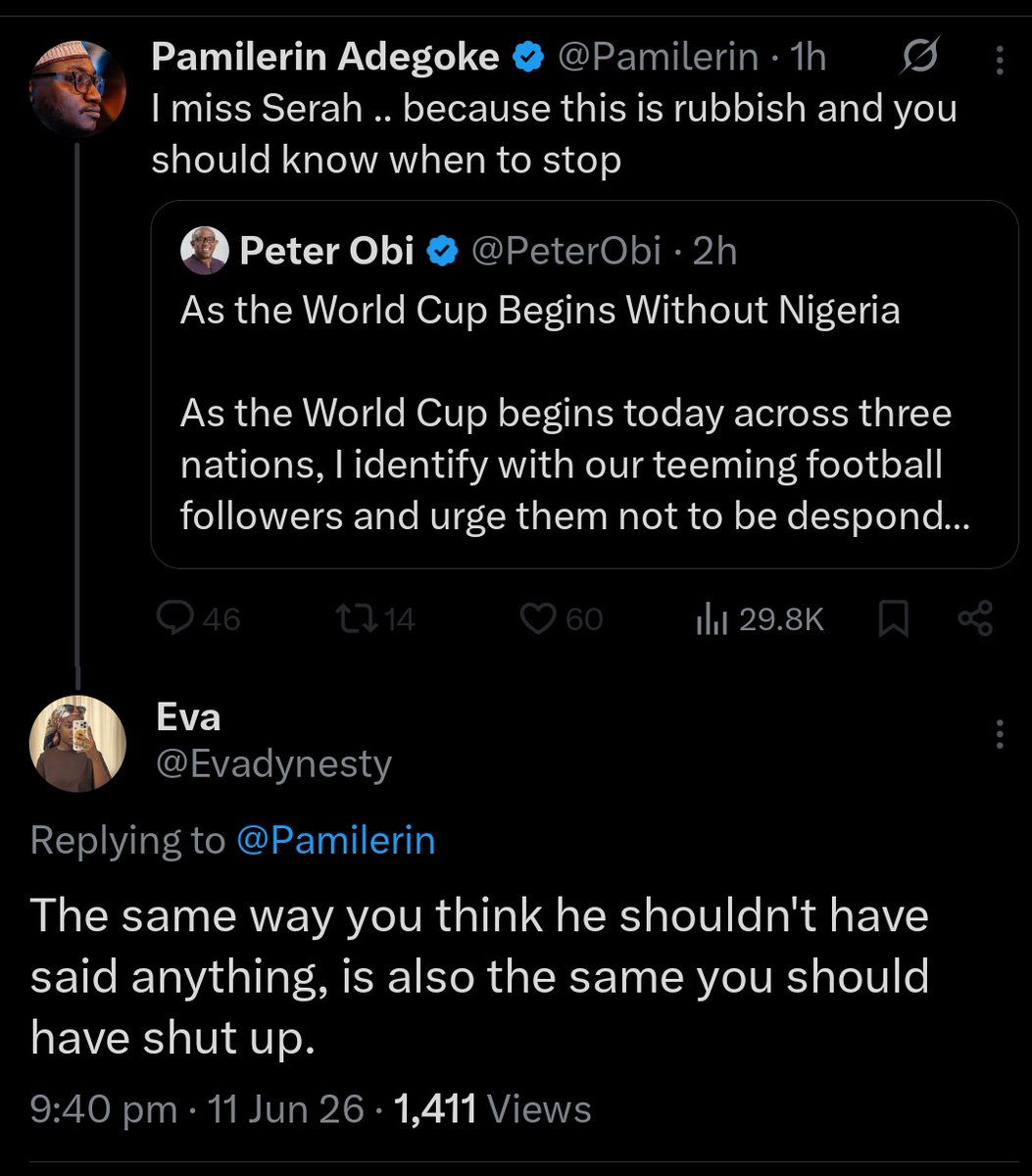 Evadynesty's tweet photo. How it started vs how it's going.
What did I do nau?
Is that how you people do here?
So you can dish out insult but you cannot take an insult.

A proper fool https://t.co/2Hw4En5Nk3