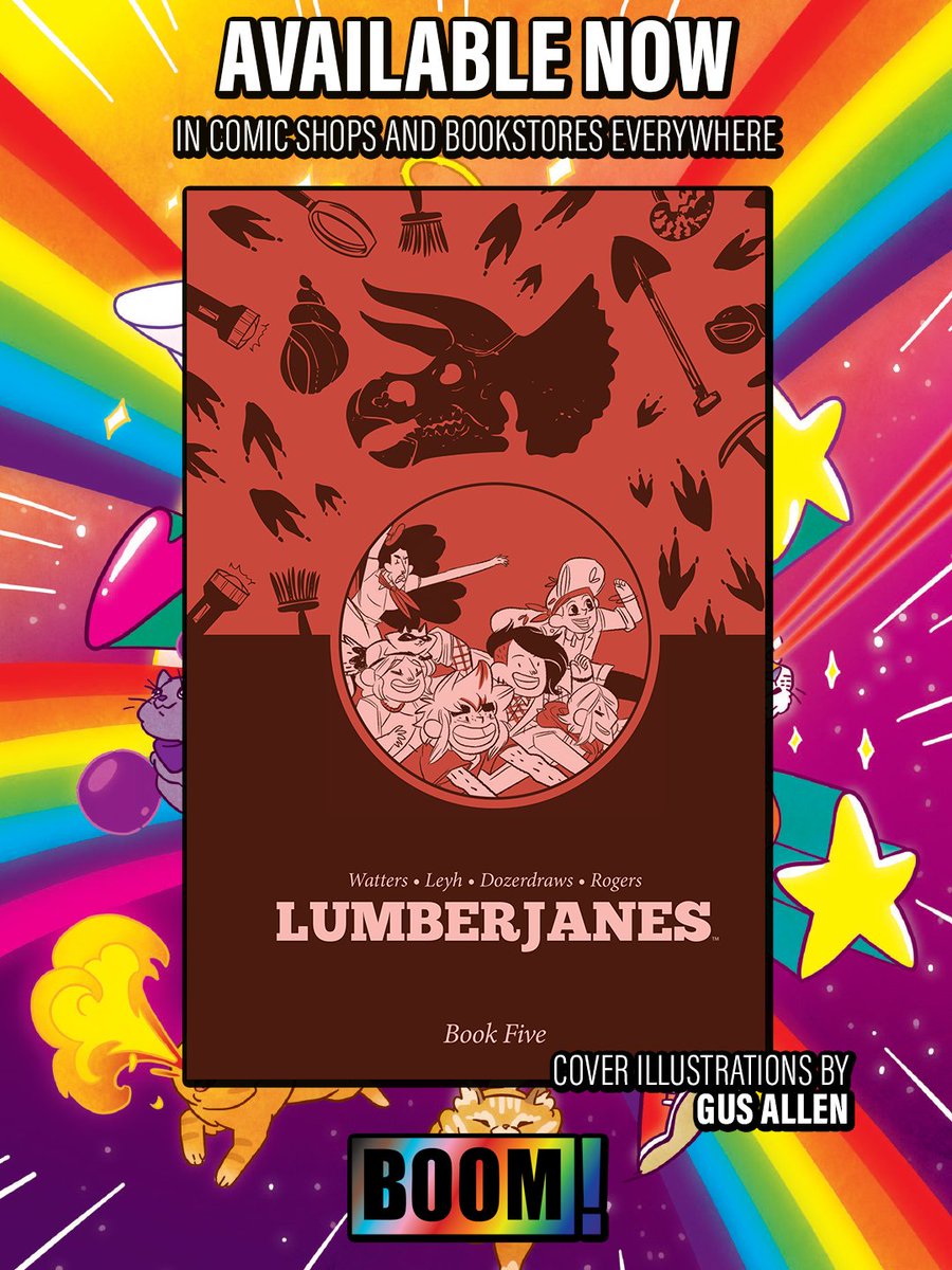 boomstudios's tweet photo. There’s summer camp, and then there’s every other day of the year. ☀️

If you find yourself endlessly counting the days to that special season, consider adding LUMBERJANES BOOK 5 to your collection for friendship, fun, and sun all year long!

Available NOW!