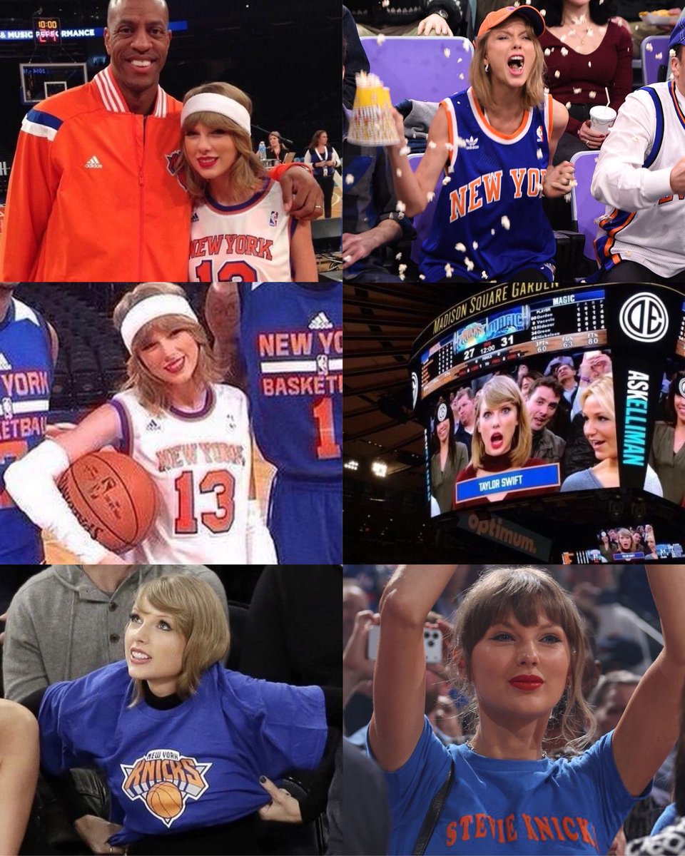 jodybaker80's tweet photo. Apparently, every celeb is allowed to go to a game except for Taylor. 

And she's literally been a Knick's fan for a long time.

Seriously, what has Taylor ever done to this small, pathetic man? https://t.co/Ze1qdOrACl