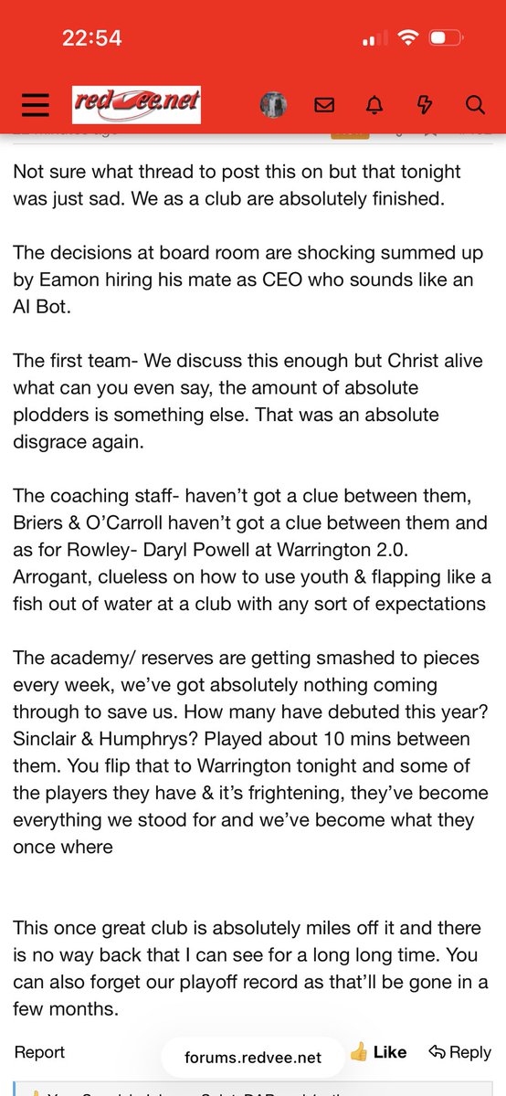 uggy7's tweet photo. This has nailed it. Brilliantly put. @Saints1890 https://t.co/I7PSJKfZbj