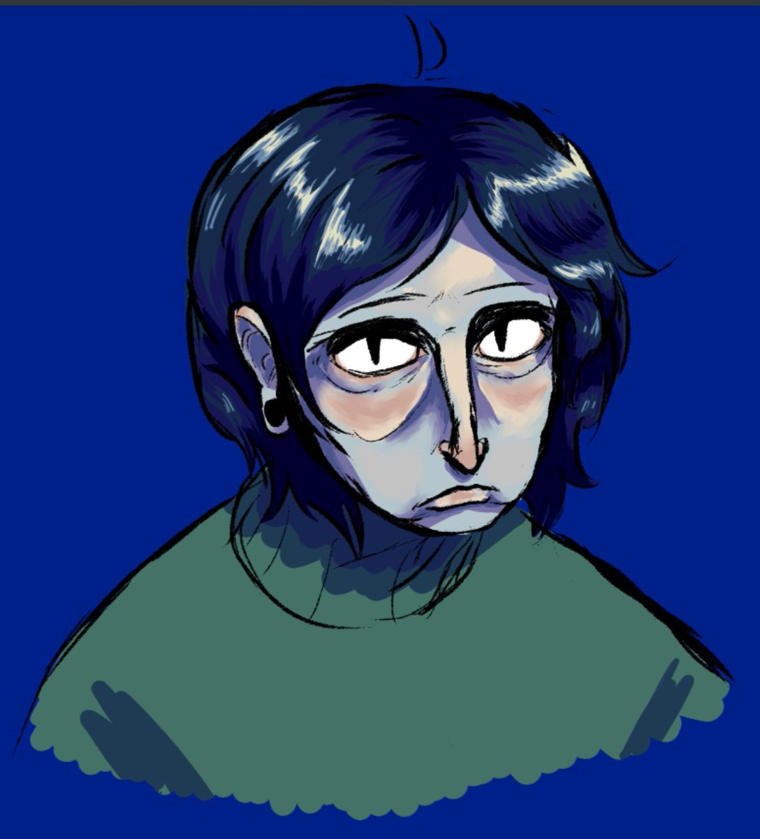 _Porygon_Z_'s tweet photo. Some blue guy I just made up. #coatguy https://t.co/cgBh0S7NpV