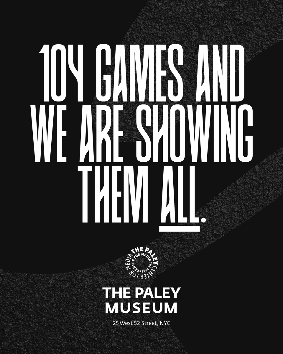 paleycenter's tweet photo. 104 matches. Two giant screens. Zero excuses.

All @FIFAWorldCup matches live at The Paley Museum. https://t.co/snflyABb3P