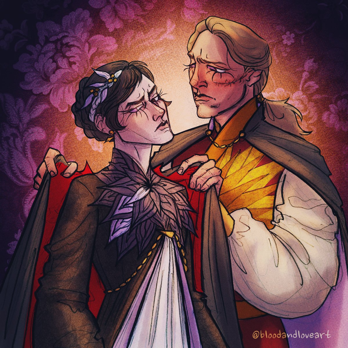 bloodandloveart's tweet photo. will you give up all you had for her love and cold eyes?

#daerontargaryen × fem!#valarrtargaryen
#akotsk #daelarr #valaeron https://t.co/WxUTarj5Fq