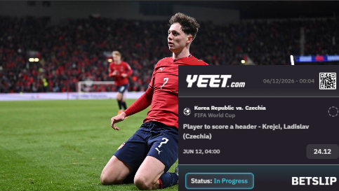 corgil's tweet photo. 🇰🇷🇨🇿 World Cup Day 1 - #2 bet of the tournament

0.25u @ 24.12
Krejčí to score a HEADER

Thesis 👇 https://t.co/izgfgnEqqi