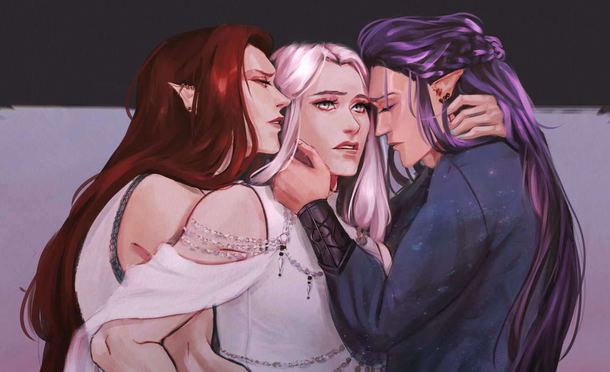 CynDragon3's tweet photo. @kitsuoba (From left to right) Kalestean, Sadriis and Kleos. My beautiful bois (art by @/azperja https://t.co/MCSZZUqMtF