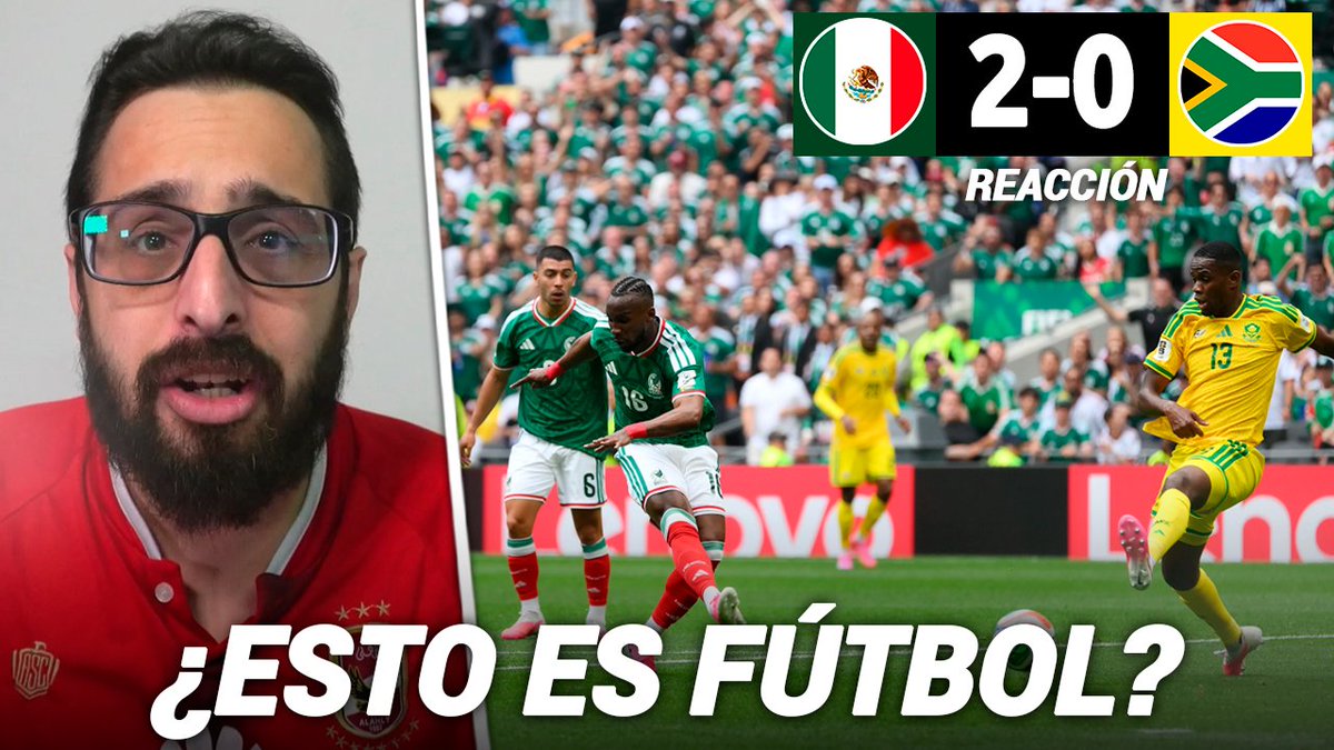 nahuelzn's tweet photo. Bienvenidos al Mundial de Soccer. Esto ya no sé si sigue siendo fútbol o es otra cosa. Pero Infantino logró lo que quería.

Mas allá de eso, hubo un partido y México le ganó bien a Sudáfrica. Analizo todo esto en mi canal de Youtube.
https://t.co/Cj3qV7fxyn https://t.co/5qCQB1Q2eO