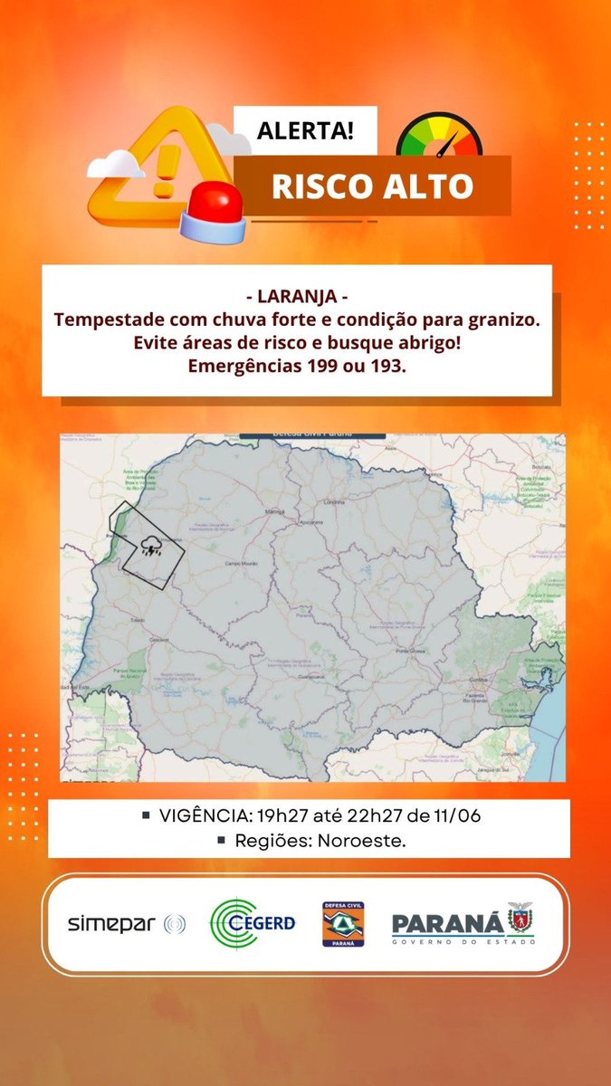 Defesa Civil Paraná tweet media