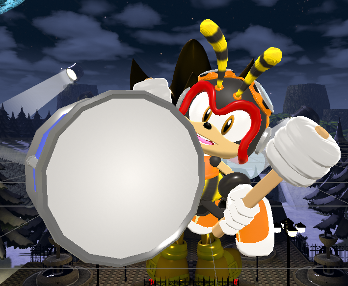 LuganaRysniq's tweet photo. New Model: Charmy Bee! #VRChat #SonictheHedgehog #SonictheHedeghog #SonicHeroes #Chaotix #ChaotixCaseFiles #Blender3d #LobsterCatDesigns https://t.co/El0JQTFdw6