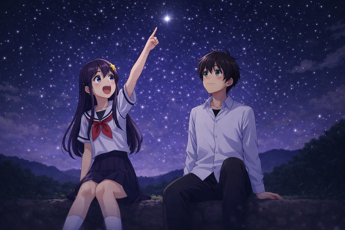絵 昼と夜の融合 お知らせ】 『ねくすと☆ドール』のイラスト集を、noteにまとめました