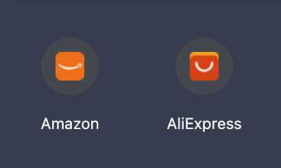 aruchuka's tweet photo. AmazonのアイコンがAliExpressにみたいになって困惑しています。 https://t.co/Q1qFX222eK