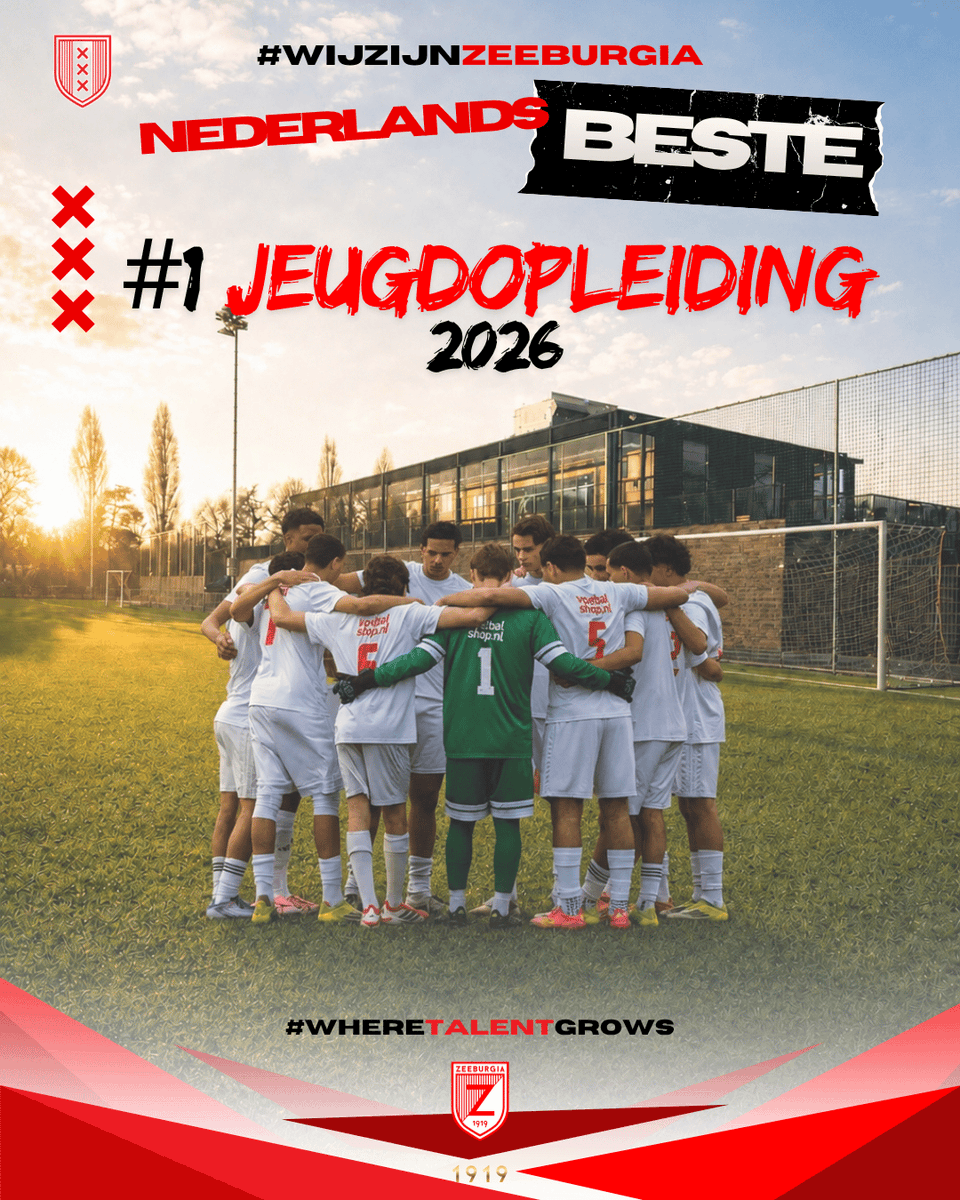 AVVZeeburgia's tweet photo. π₯β½ Elke 6 maanden bekijkt AndrΓ© Bakker wie de beste jeugdopleiding van Nederland heeft. Dit voorjaar staat Zeeburgia op #1 onder de amateurverenigingen. ΓΓ©n plaats hoger dan in het najaar. Kortom Zeeburgia heeft de beste jeugdopleiding.π₯
#wijzijnzeeburgia #wheretalentgrows https://t.co/nJYYhhBVSQ