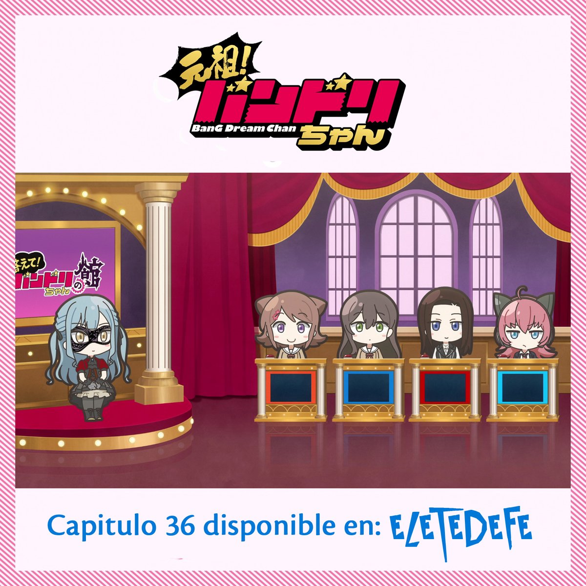 TibaQFansubProj's tweet photo. #Latefechan presenta el capitulo 36 de GANSO! Bandori-chan en version MKV y MP4. Disfrutenlo!!!                                           

De nuestro fansub Eletedefe.

MKV
https://t.co/zq3fIczu0F]

MP4
https://t.co/HtyOciDaLX] https://t.co/Dx3pHhyQYB