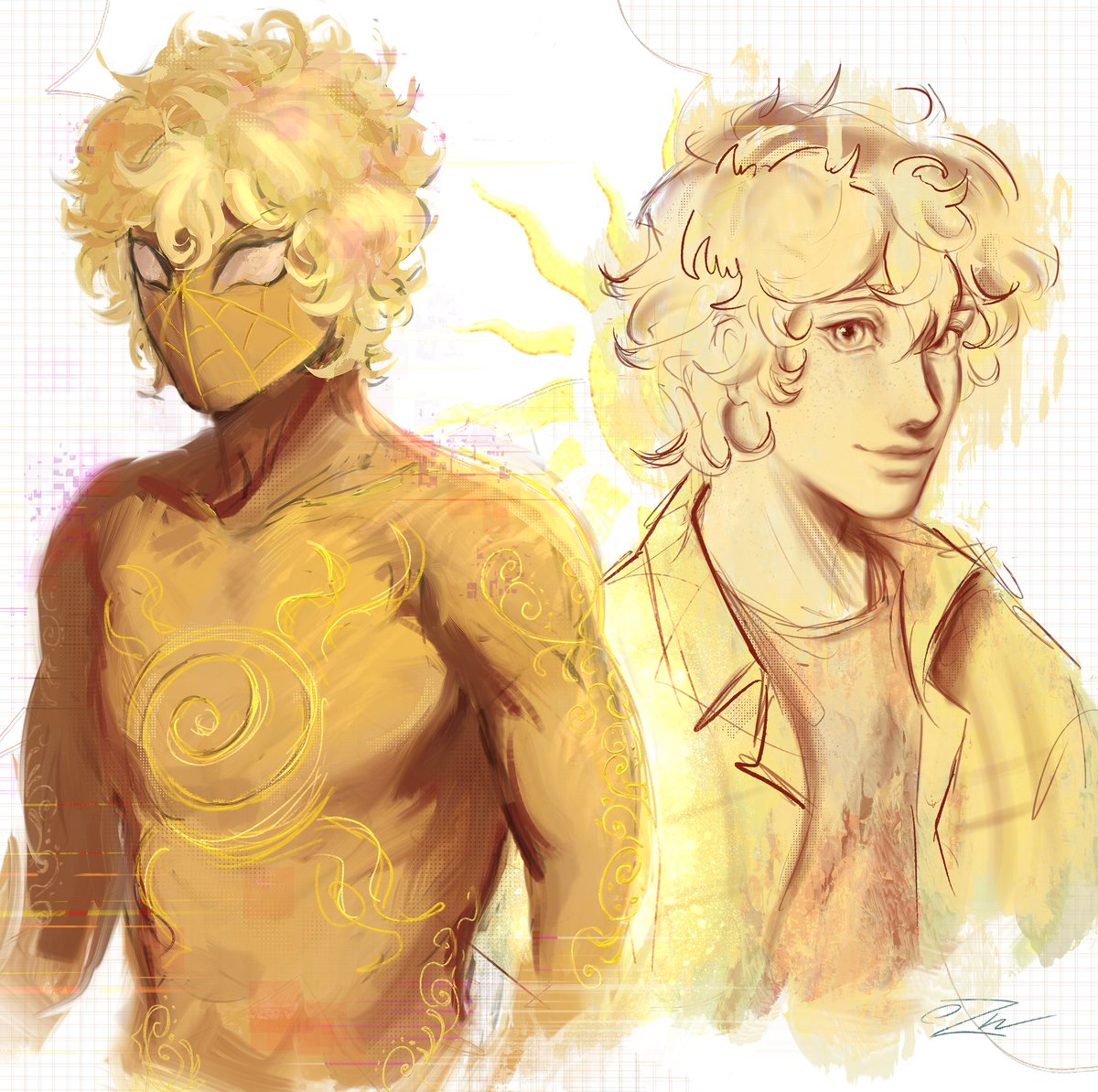 zzenntsu's tweet photo. #AcrossTheSpiderVerse #pjo #willsolace https://t.co/39T5kxpC6a