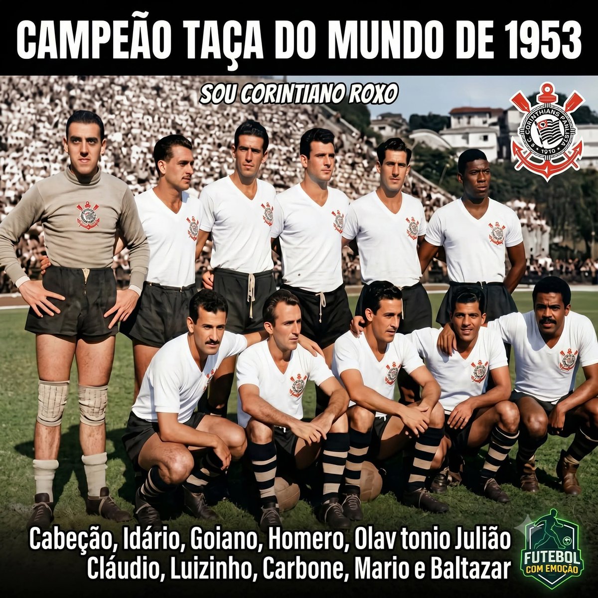 SillerGunther's tweet photo. Sem precisar implorar pra ser Mundial #Corinthians https://t.co/K7NstbKriW