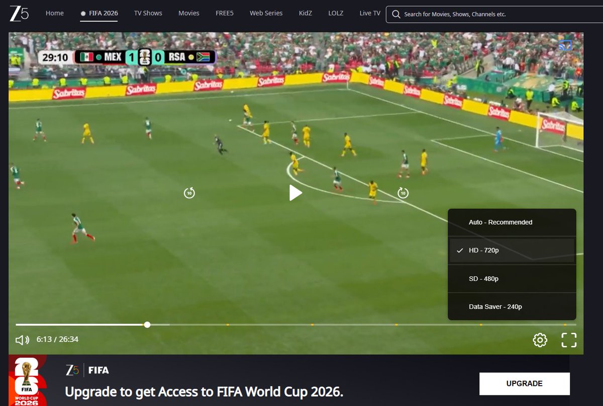 notnewnaveen's tweet photo. Hey @ZEE5India We paid 799 for this crap quality? even the match highlights are not Full-HD 1080p? And even 720p also looks extremely bad. We need solutions. https://t.co/1l1E2DQoYB