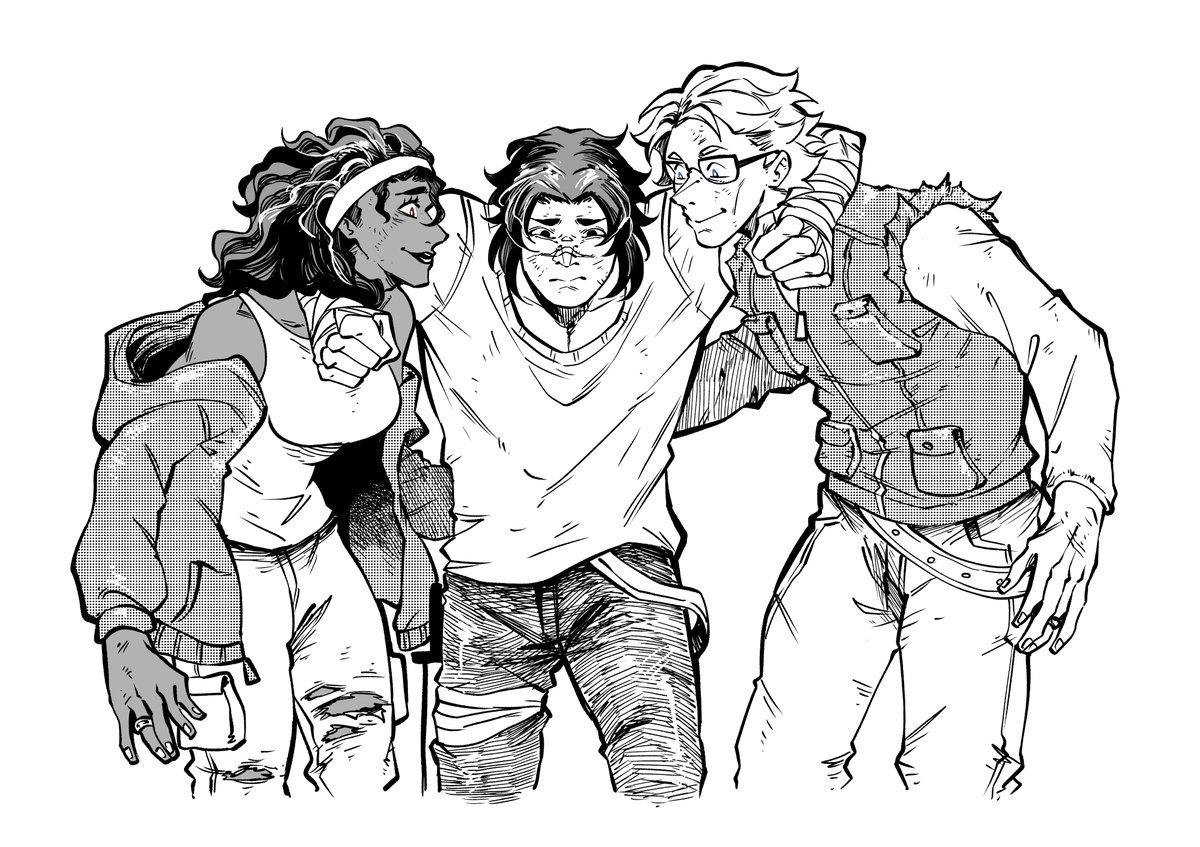 NocturnoAlado's tweet photo. Vengo a hacer un Repost de los dibujos que eh realizado hasta el momento en torno a la serie "SOBREVIVIENTES", no son muchos, pero eh disfrutado trabajar en ellos :) https://t.co/xtsHVn2tvI