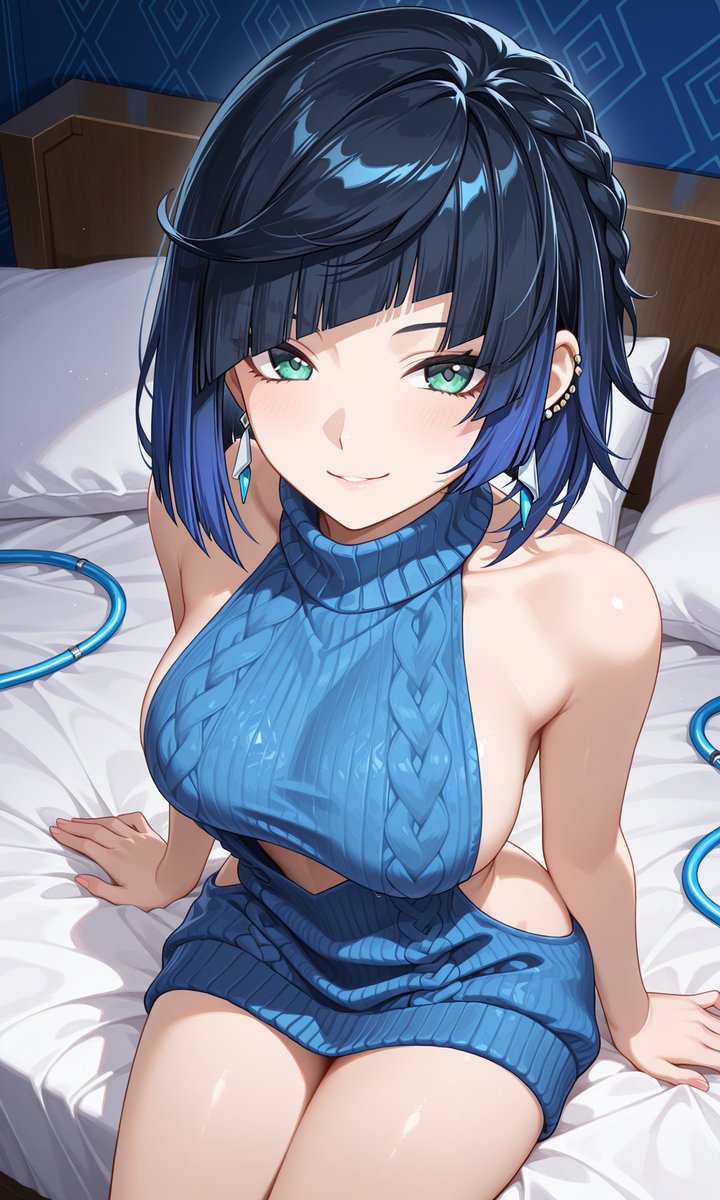 RoninRenderAI's tweet photo. 💙 Yelan Week - Final Day

#Yelan
#GenshinImpact
#AIArt https://t.co/nz5B61t3M4
