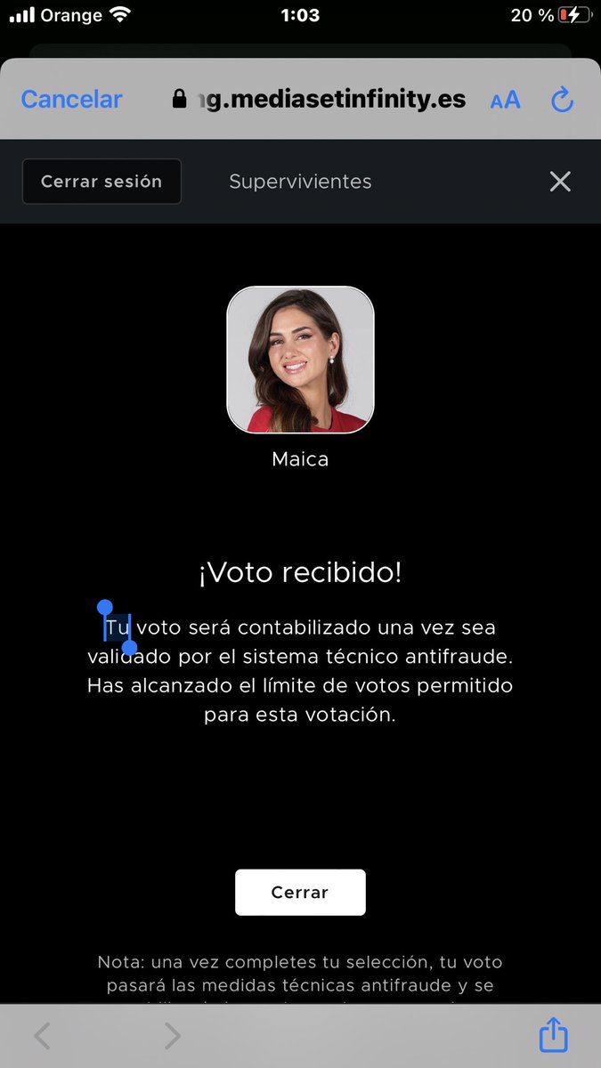 alva83274's tweet photo. @lapapela_ Por que te lo mereces …Maica ganadora https://t.co/fGQ1hpoM2x