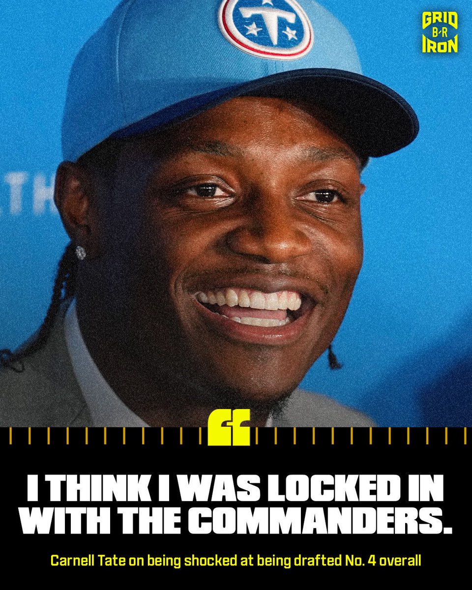 brgridiron's tweet photo. Carnell Tate really thought he was going after 5 🤯

(via @stbrownpodcast) https://t.co/TpkDGfJLUf