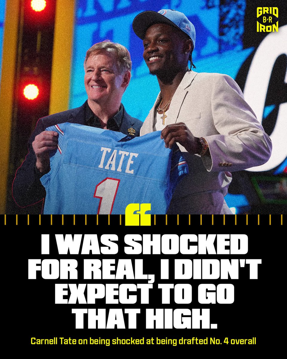 brgridiron's tweet photo. Carnell Tate really thought he was going after 5 🤯

(via @stbrownpodcast) https://t.co/TpkDGfJLUf