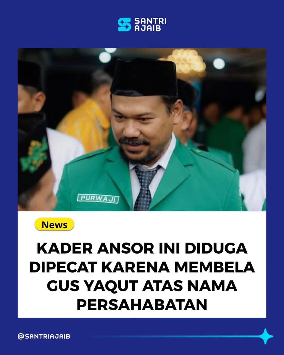 InnaFaqis's tweet photo. Dulu sy pernah brharap yg kelak menggantikan Gus Yaqut sebagai ketum GP @Official_Ansor adalah mas @maspurwaji sy kenal beliau orang yg sangat baik dn berintegritas.
Yg gakan pernah lupa Dari beliau ketika #KirabSatuNegeri mas Purwaji salah satu Kader Ansor yg sangat berani 💪🏻🔥 https://t.co/KQgOpKbQoi