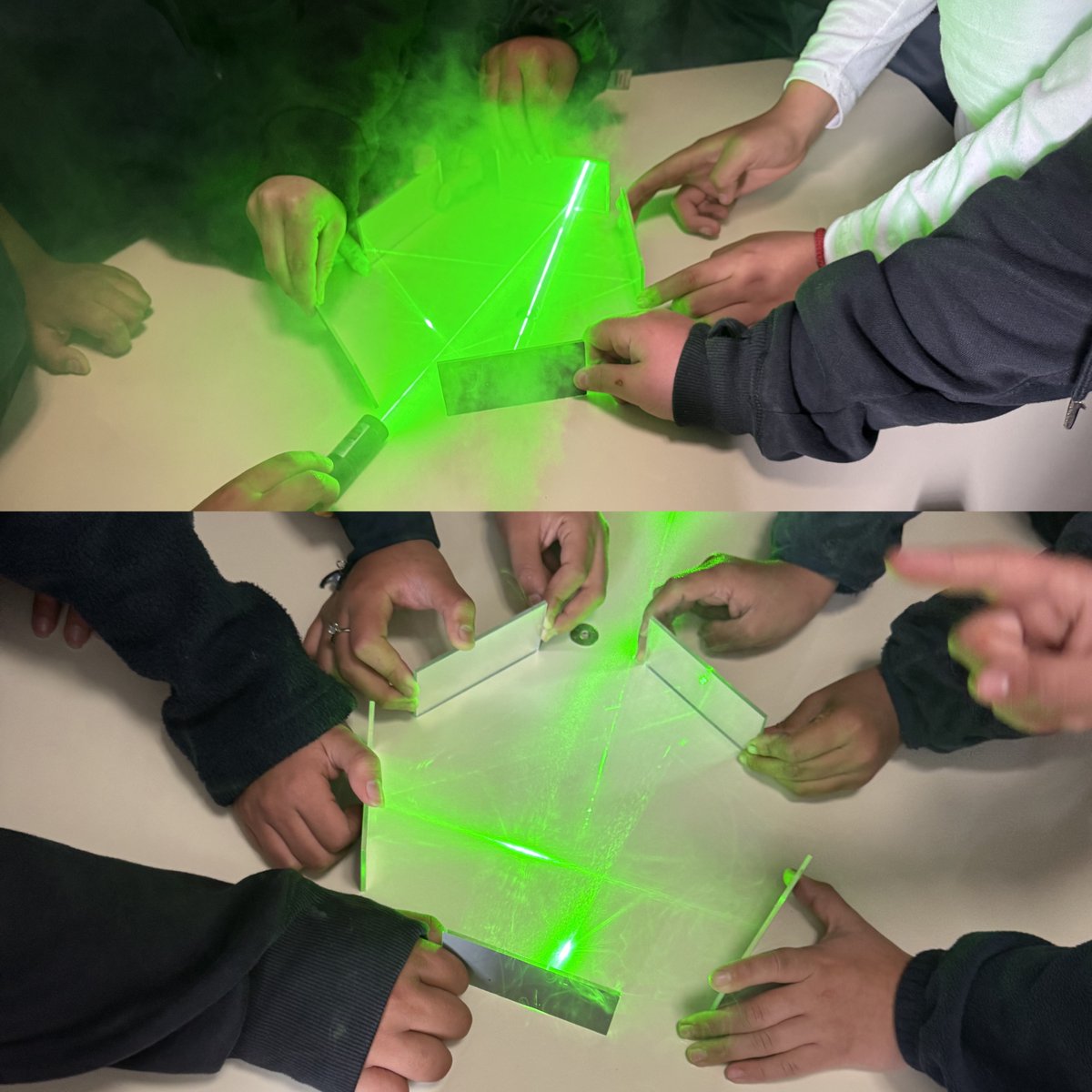 LCOAstro's tweet photo. Esta semana visitamos la Escuela España de Vallenar con el LabMóvil, programa que desarrollamos entre @LCOAstro y @giantmagellan 
A través de experimentos con luz, los estudiantes descubrieron cómo los telescopios la recolectan para explorar el Universo. https://t.co/ABK3thoQHz