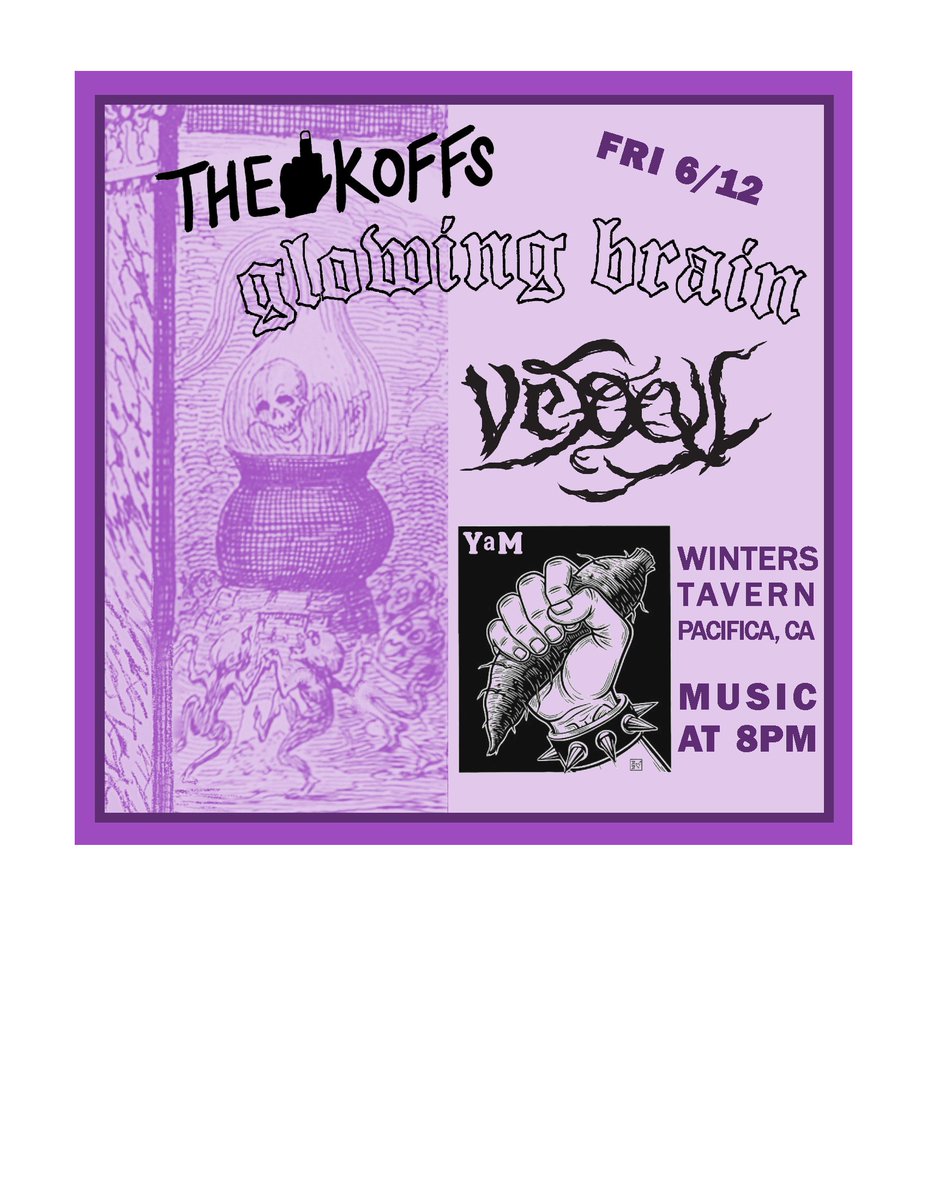 bscotrousse's tweet photo. Playing a free show with my punk-metal band VEXXYL tonight at Winters Tavern in Pacifica. Join us! https://t.co/DJkcUMX6MB