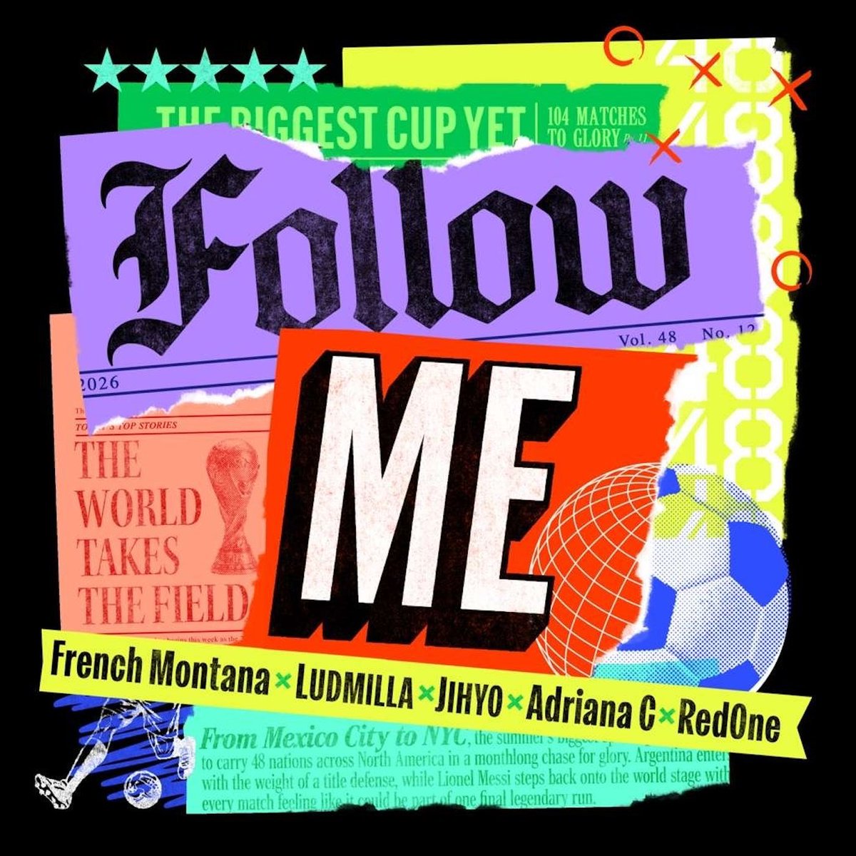 ImperioLudmilla's tweet photo. VEM AÍ!

A cantora Ludmilla participará do hino oficial da Copa do Mundo FIFA 2026, “Follow Me”, ao lado de French Montana, JIHYO, Adriana C e do produtor RedOne. https://t.co/Dua1QpJPSl