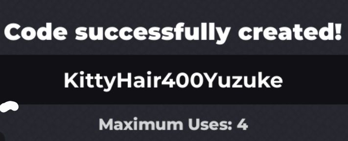 can67387's tweet photo. Good luck guys, code paid for hair, the req is : https://t.co/9uOjQwRZEB https://t.co/r88qx3iXYR