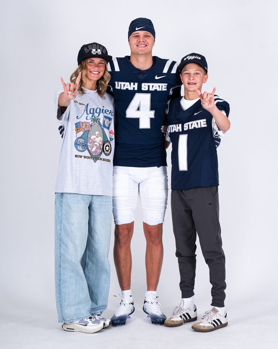 PeytonHigginson's tweet photo. Utah State Aggies was 5 ⭐️ 

Appreciate the coaches that have given me this opportunity! Forever grateful and humbled. Thanks for believing in me and for showing it! 🫶 

@USUFootball @USUAggies @USUAthletics @hills_salem @skyler_ridley @CoachBroncoM @Coach_NHowell @Janimal84 @jpulou @Coach__Hunter @CoachDWilkins @crossdevante @coachbuttsUSU @CoachAnae 

@GregBiggins @BlairAngulo @BrandonHuffman @adamgorney @SWiltfong_ @Andy_Pham1 @ballersinutah @PrepRedzone