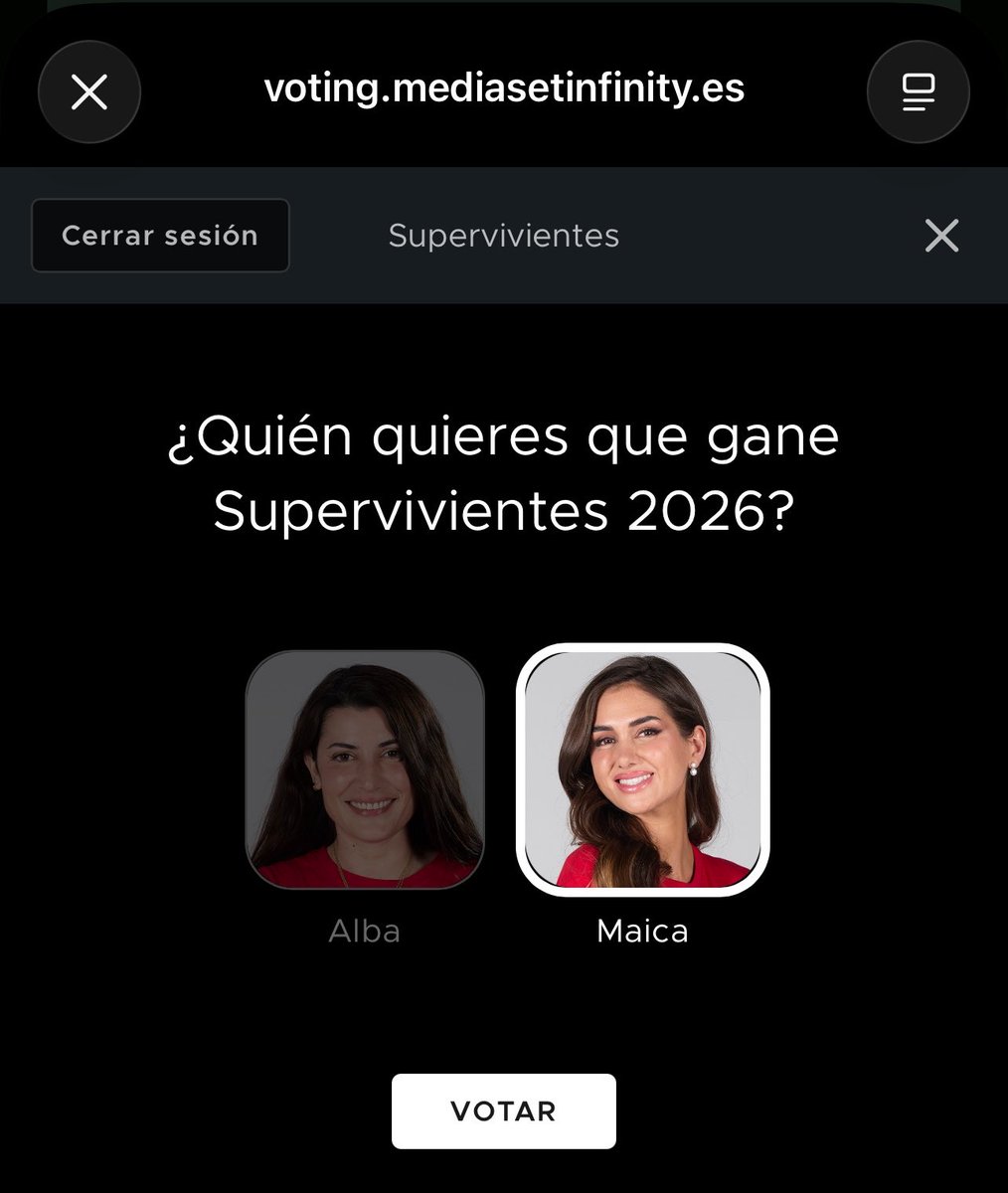 lastarlightt's tweet photo. vamos coño MAICA GANADORA DE SUPERVIVIENTES #SVFinal https://t.co/6nur8OeXIV