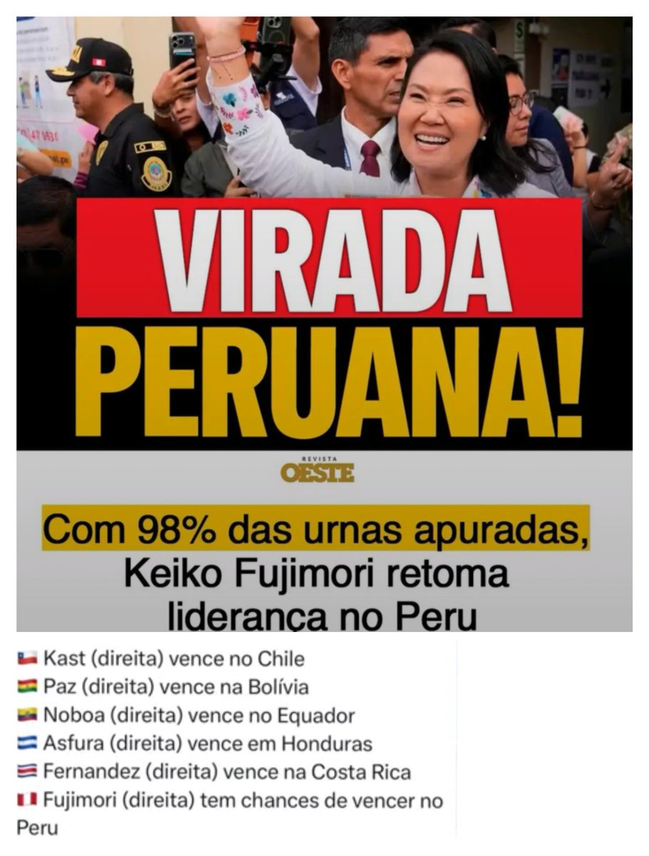 gcmssoares's tweet photo. Depois que Donald J. Trump encerrou o USAID, que bancava campanhas de esquerda e Generais Latinos através do Governo Biden 🇺🇸, "milagrosamente" a Direita começou a ganhar as eleições em todas às Américas! 

Que "milagre" hein petista ?! 😂😁🤫🫵🏻🎯🇺🇸🇧🇷🫡 https://t.co/BtgLpvKqPp