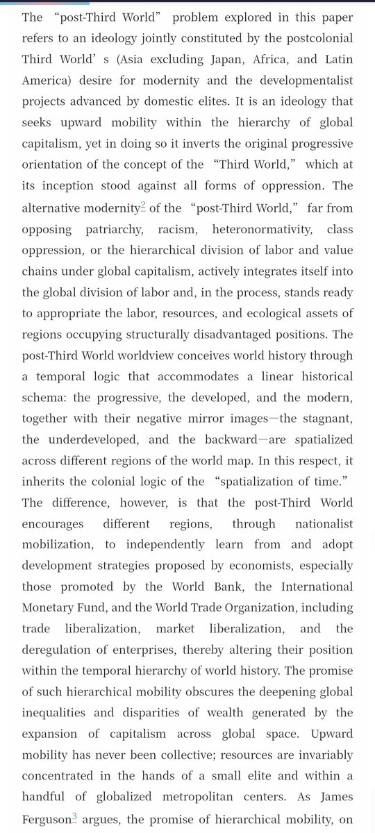 liuzhao_cn's tweet photo. This year’s Vietnamese exam paper felt strangely familiar to me, and it also reminded me of something I’d read before—so-called “Post-Third World condition” (though I know there are too many “Post-” in the world). For instance:

《"后第三世界"的民族寓言》
https://t.co/RbxhvmUML6 https://t.co/y6BYX7E7si