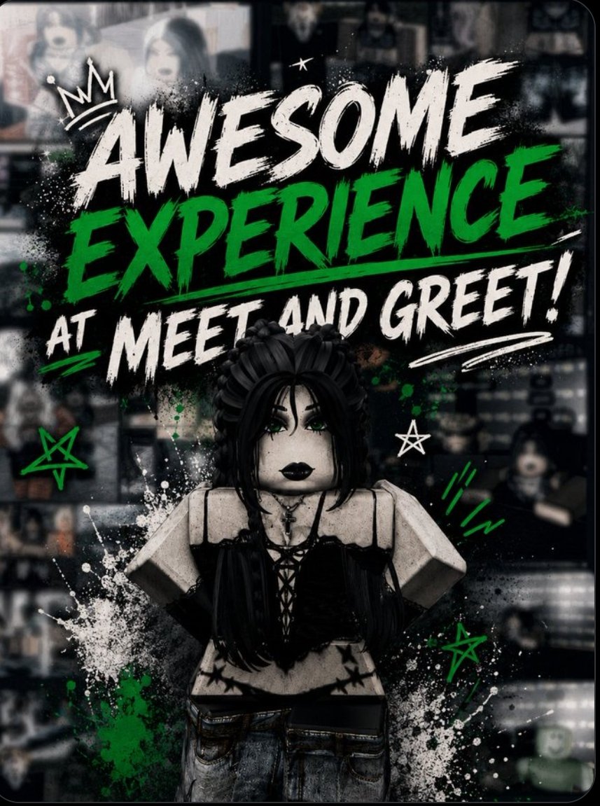 RaquelRodr81771's tweet photo. WHAT AN EXPERIENCE TONIGHT AT MEET AND GREET😍❤️‍🔥🥰
@WXRobloX https://t.co/40xVY2Cbxx