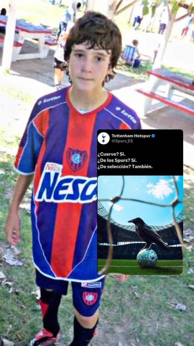 DebateSL's tweet photo. De Boedo vengo
Al mundial voy. 

@Spurs_ES siempre fue el más grande de Londres. 💙❤️ https://t.co/3chex3OepE