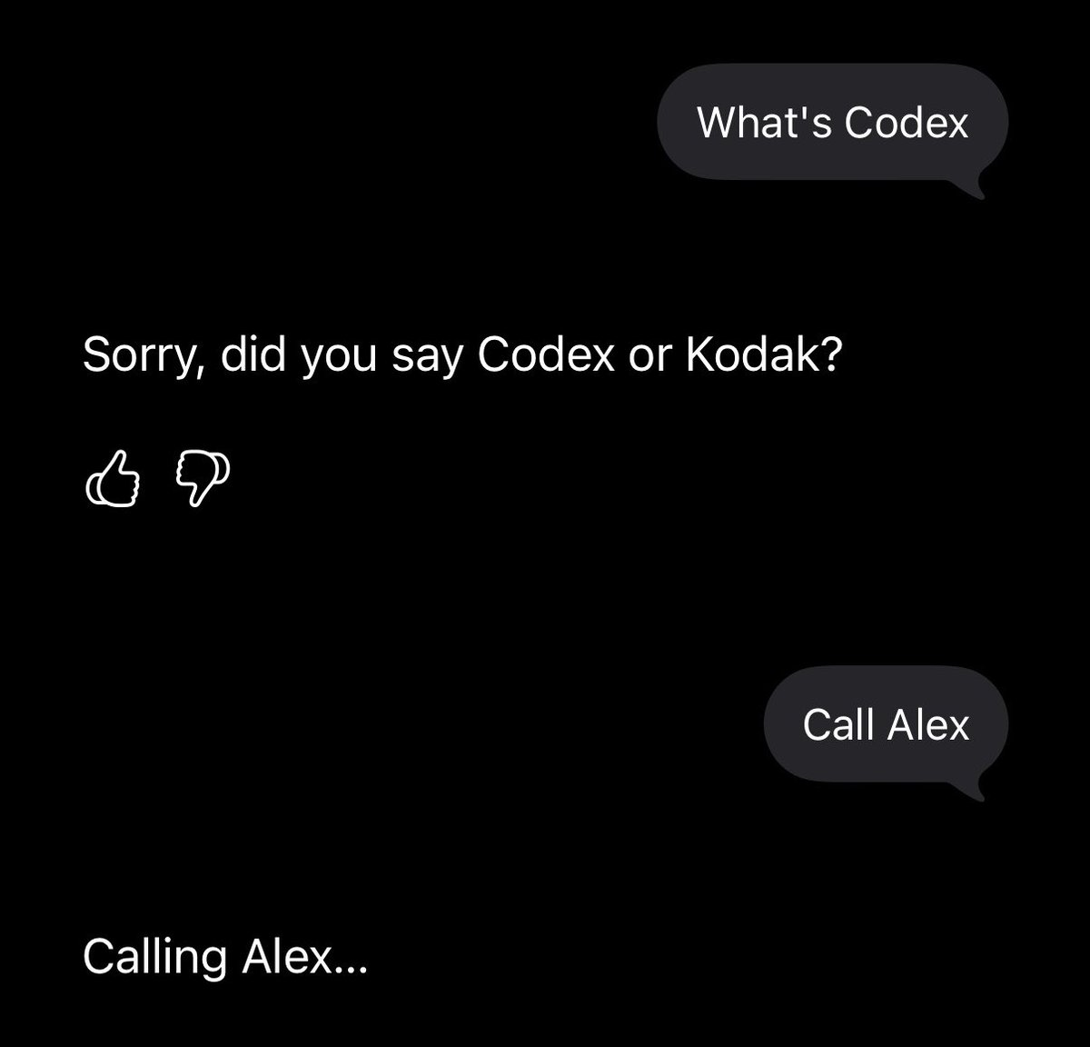 SIGKITTEN's tweet photo. new Siri is so good! Apple is so back! https://t.co/yCdmMvDi0a
