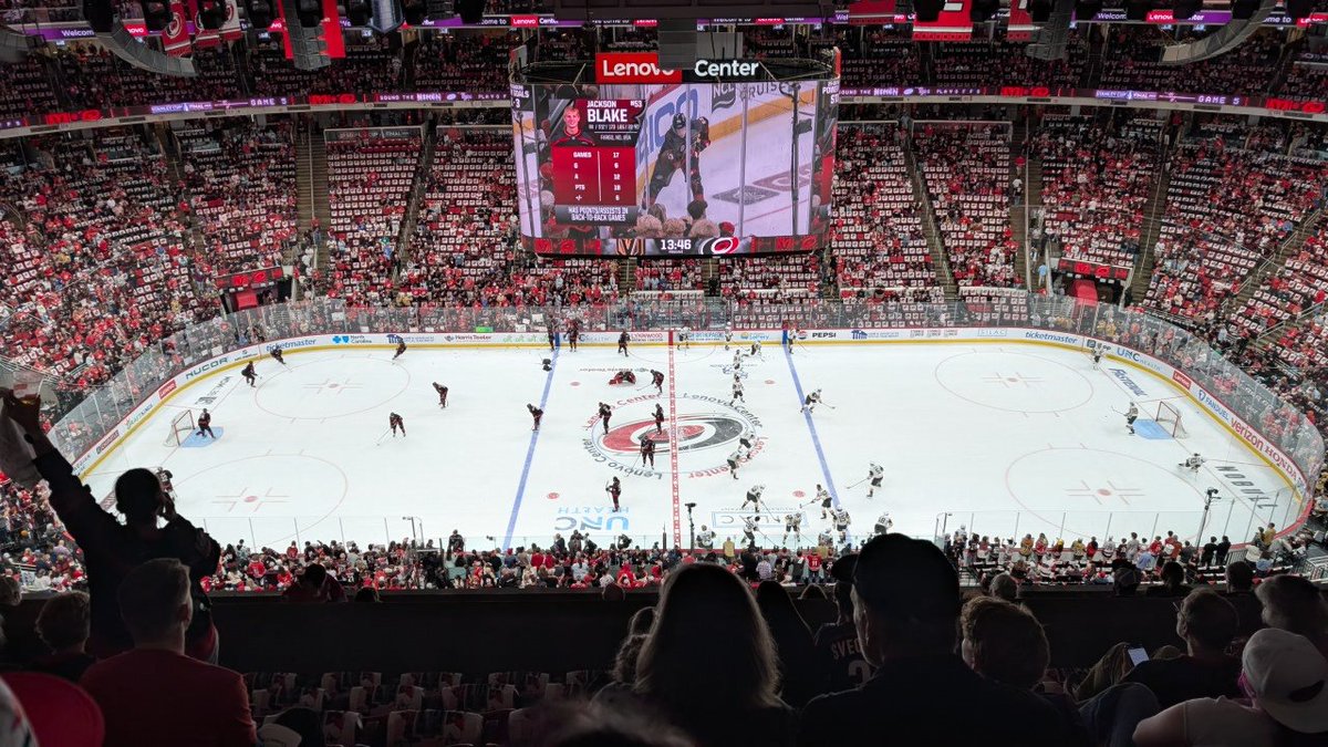 NCBRI's tweet photo. Hockey Night in Carolina Game 5 - Let's Go CANES!!! https://t.co/ubVnuZURTb
