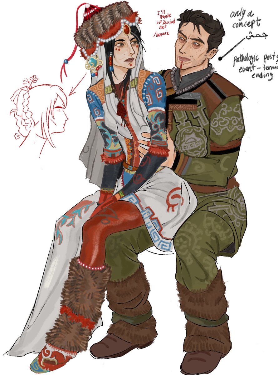 arshunn's tweet photo. Before I commit to a full illustration, I always scribble out a rough concept first. These are two  I started recently and have been having a hard time finishing… #bum https://t.co/u3J9wxs7BN