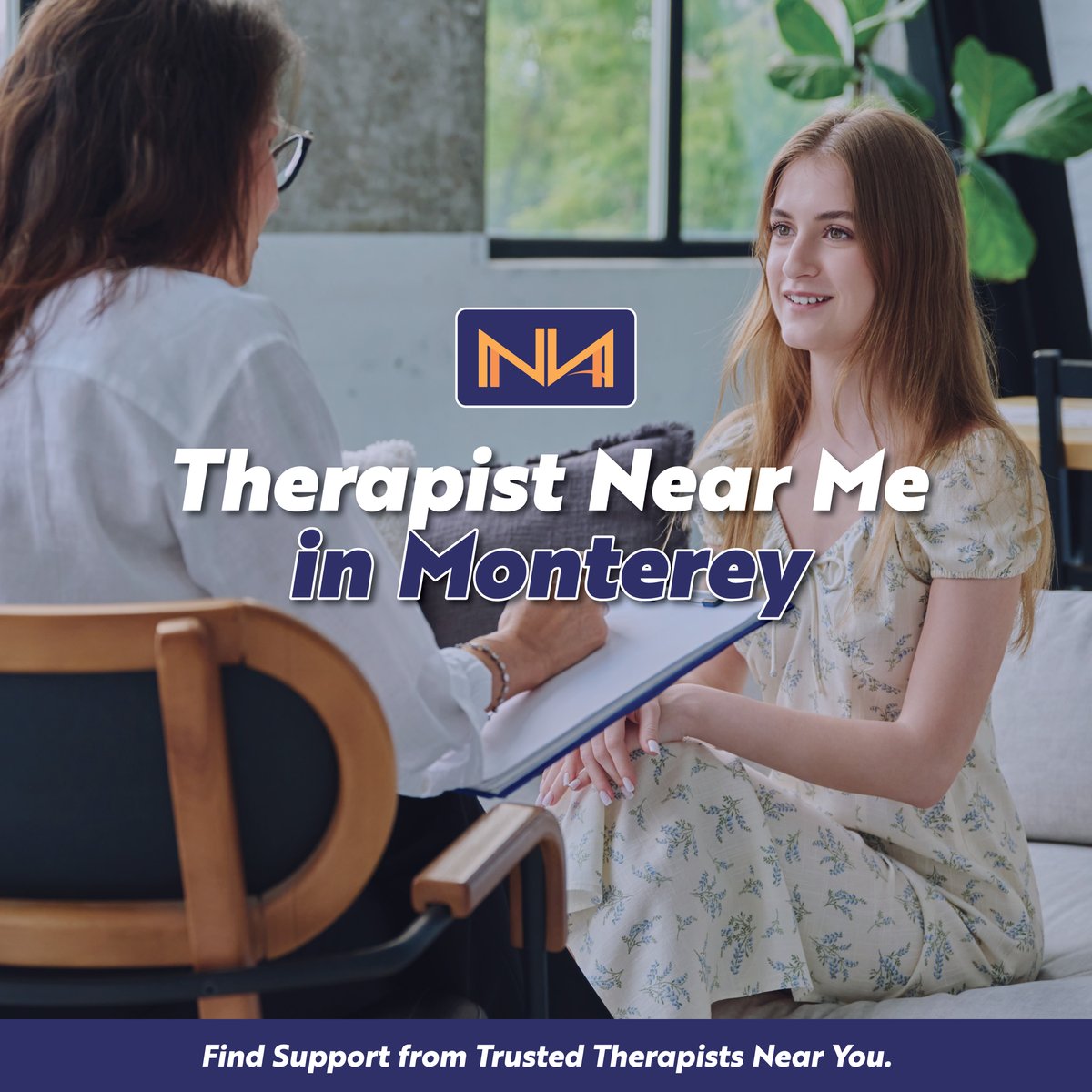NAMentalHealth's tweet photo. Searching for a therapist near me in Monterey? NAMHS has trusted, licensed therapists ready — in-person &amp; online. Accepting new patients now.
🔗 https://t.co/cl2L6n0ei3
#TherapistNearMe #MontereyCA https://t.co/HMHYEhlq3x